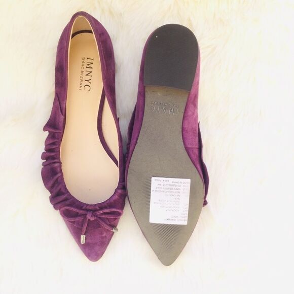 ImNYC Isaac Mizrahi suede flats - Picture 2 of 2